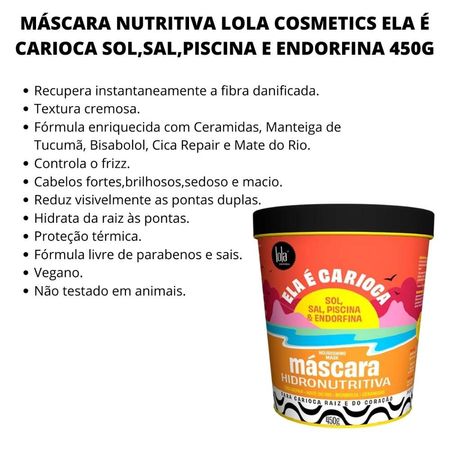 Máscara-Nutritiva-Lola-Cosmetics-Ela-É-Carioca-Sol,sal,piscina-e-Endorfina-450g--2