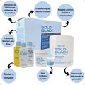 Kit Amend Gold Black: Sistema de Relaxamento Guanidina e Reparador de Pontas Amend Gold Black
