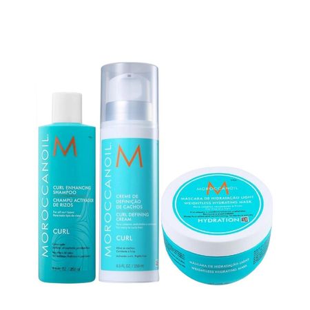 Kit-Moroccanoil-Curl---Shampoo-250ml-+-Mousse-Definidor-de-Cachos-250ml-+-Máscara-Light-250g--1