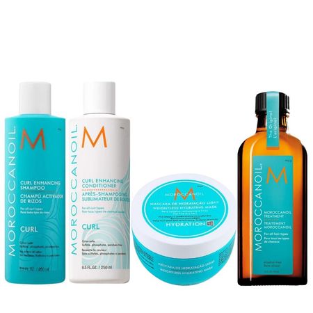 Kit-Moroccanoil-Curl-Enhancing---Shampoo-250ml-+-Condicionador-250ml-+-Máscara-Light-250g-+-Óleo-Original-100ml--1