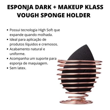 Esponja-+-Suporte-Esponja-Klass-Vough-Sponge-Dark-+-Makeup-Sponge-Holder-G004--2