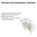 Esponja Para Maquiagem Klass Vough Diamond Pf-600