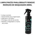 Limpa Pincéis Phallebeauty Remove Resíduos de Maquiagem 200ml