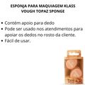 Esponja Para Maquiagem Klass Vough Topaz Sponge Pf-900