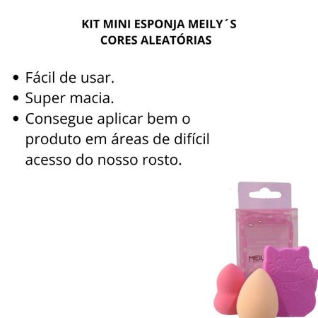 Kit-Mini-Esponja-Meily´s-Cores-Aleatórias--3