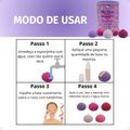 Kit de Esponjas Mini Gota Hello Kitty By Klass Vough Mini Drops Candy Colors Com 5 Un Pfhk-02