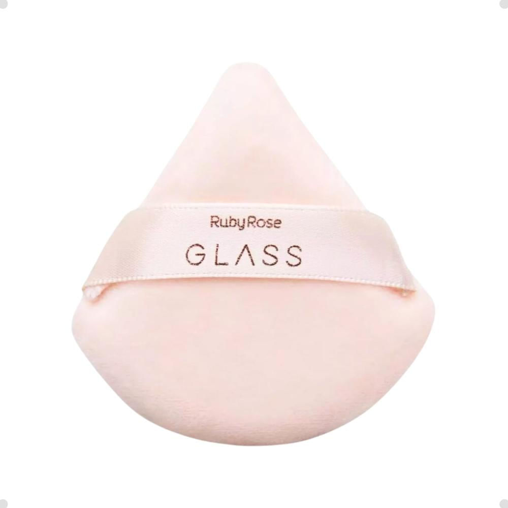 Esponja de Pó Ruby Rose Glass Powder Puff HB-S04