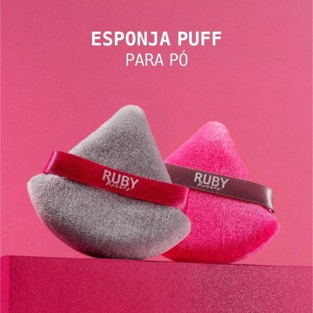 Esponja-Puff-Para-Pó-Ruby-Kisses-Triangular-Cinza-e-Rosa--4