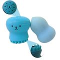 Esponja Para Maquiagem e Limpeza Facial Meily's Azul Mac-218