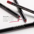 Kit Océane Edition Batom Red Kiss Lápis Labial Warm Red