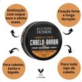 Kit Bio Extratus Homem Cabelo & Barba: 6 Pomadas de Fixação 65g