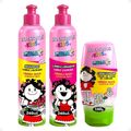 Kit Bio Extratus Kids A Turma do Maluquinho Cacheado: Shampoo, Condicionador e Finalizador