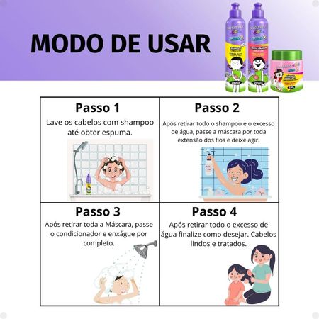 Kit-Bio-Extratus-Kids-A-Turma-do-Maluquinho-Lisos:-Shampoo,-Condicionador-e-Máscara--8
