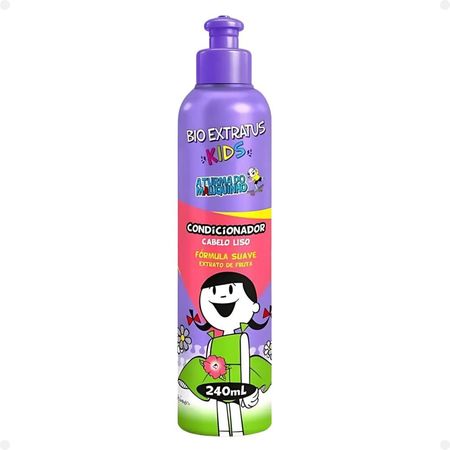 Kit-Bio-Extratus-Kids-A-Turma-do-Maluquinho-Lisos:-Shampoo,-Condicionador-e-Máscara--4