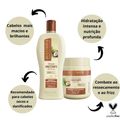 Kit Bio Extratus Umectante Óleo de Coco: Shampoo 500 ml e Banho de Creme 500g