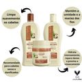 Kit Bio Extratus Umectante Óleo de Coco: Shampoo 500ml, Condicionador 500ml e Banho de Creme 500g