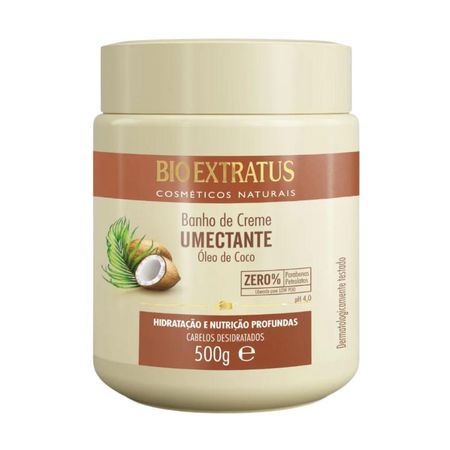Kit-Bio-Extratus-Umectante-Óleo-de-Coco:-Shampoo-500ml,-Condicionador-500ml,-Banho-de-Creme-500g-e-Finalizador-500ml--5