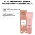 Balm e Máscara Labial 2x1 Bruna Tavares Cherry Blossom Bt Balmask 10g