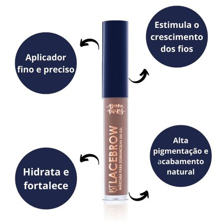 Máscara-Para-Sobrancelhas-em-Gel-Bruna-Tavares-Bt-Lacebrow-Brown-2,5g--2