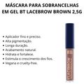Máscara Para Sobrancelhas em Gel Bruna Tavares Bt Lacebrow Brown 2,5g