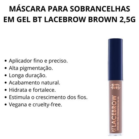 Máscara-Para-Sobrancelhas-em-Gel-Bruna-Tavares-Bt-Lacebrow-Brown-2,5g--5