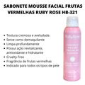Ruby Rose Sabonete Mousse Facial Frutas Vermelhas Hb-321