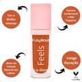 Gloss Lip Glaze Ruby Rose Feels Cor 079 7,2ml