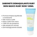Sabonete Demaquilante Ruby Skin Basics Ruby Rose 120ml