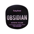 Iluminador e Sombra Cream Ruby Rose Obsidian Mystic Glam Quartz