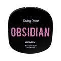Kit Blush Duo Ruby Rose Obsidian Gemini Com 6 Unidades