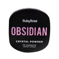 Kit Pó Compacto Ruby Rose Obsidian Crystal Powder Com 10 Un