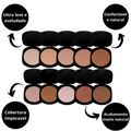 Kit Pó Compacto Ruby Rose Obsidian Crystal Powder Com 10 Un