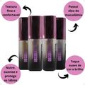 Kit Gloss Labial Ruby Rose Obsidian Glossy Lips Com 4un