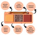 Trio de Sombras Ruby Rose Viver Expressiva