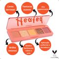 Paleta de Sombras Ruby Rose Heated 5 Cores