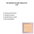 Pó Compacto Ruby Rose Pc10 7,5g