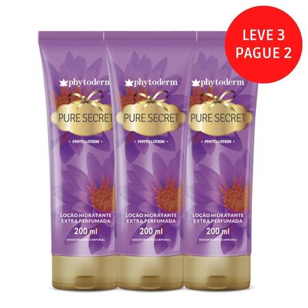 Loção-Hidratante-Leve-3-Pague-2-Phytoderm-Pure-Secret-200ml--1