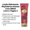 Loção Hidratante Leve 3 Pague 2 Phytoderm Intense Love 200ml