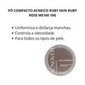 Pó Compacto Acneico Acnover Ruby Skin Ruby Rose Me160 10g