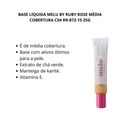 Base Líquida Melu By Ruby Rose Média Cobertura C04 25g