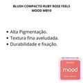 Blush Compacto Ruby Rose Feels Mood Mb10