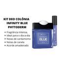 Kit Deo Colônia 95ml + Deo Colônia 20ml Infinity Blue Phytoderm