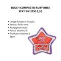 Blush Compacto Ruby Rose Stay Fix St50 5,3g
