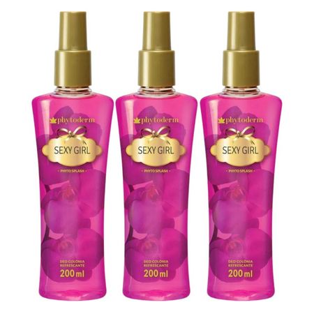 Kit-Phytoderm-Deo-Colônia-Sexy-Girl-200ml-C/3--1