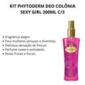 Kit Phytoderm Deo Colônia Sexy Girl 200ml C/3