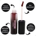 Batom Líquido Ruby Rose Obsidian Crème Lip Ocl04