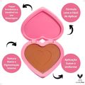 Blush Compacto Ruby Rose Dopamine Shy Cheeks Heartfelt Hue