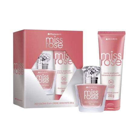 Kit-Deo-Colônia-75ml-+-Creme-Hidratante-Acetinado-200g-Phytoderm-Miss-Rose--1