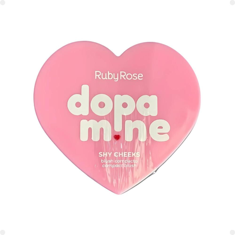 Blush Compacto Ruby Rose Dopamine Shy Cheeks Rosy Whisper