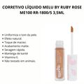 Corretivo Líquido Melu By Ruby Rose Me100 3,5ml